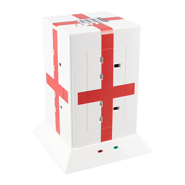 英格蘭 USB(4800mA) 防沖擊拖板 8位 配1.5米電線