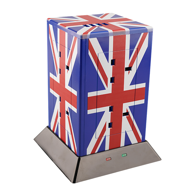 英國Union Jack USB(4800mA) 防沖擊拖板 8位 配1.5米電線
